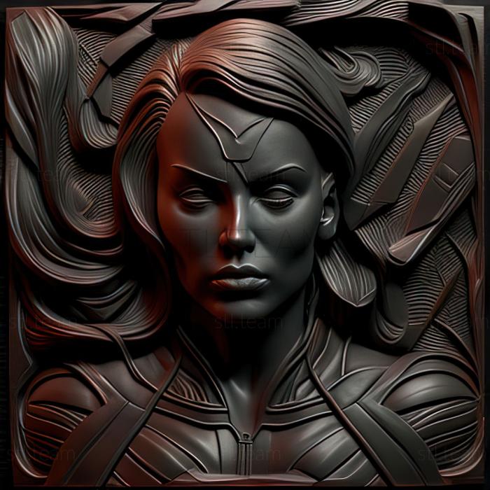 3D model st Black Widow Marvel Universe (STL)